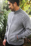 Full Zip Possum Merino Jacket with Pockets