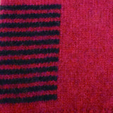 Possum Merino Striped Collared Jacket w/ Pockets - Lothlorian Knitwear