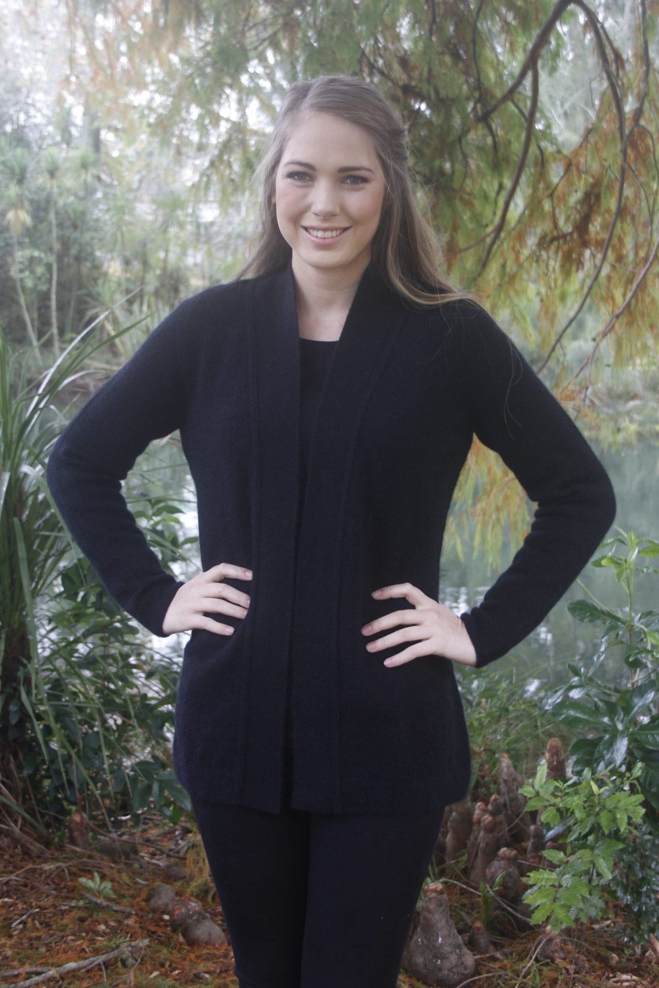 Relaxed Possum Merino Jacket Secondary image