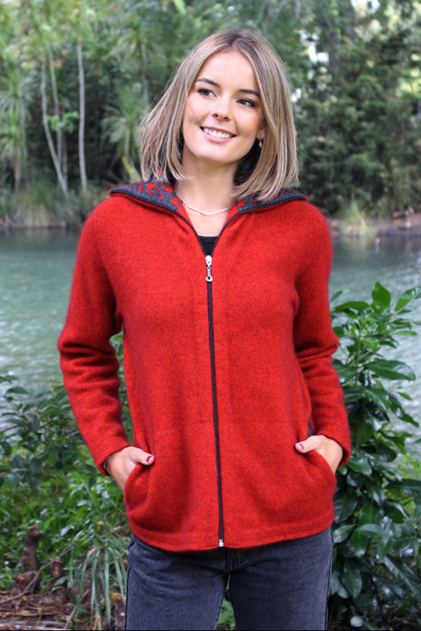 Aroha Possum Merino Jacket Main image