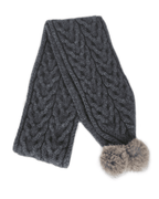 Pompom Possum Merino Scarf