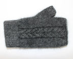 Cable Knit Possum Merino Fingerless Mitten