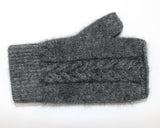 Possum Merino Cable Mitten - Lothlorian Knitwear