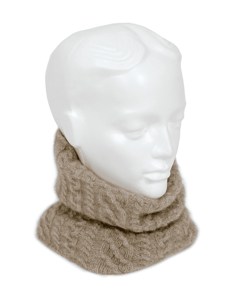 Possum Merino Cable Neck Gaiter & Headband