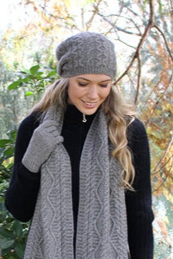 Opito Possum Merino Cable Beanie Secondary image