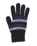 Possum Merino Accent Stripe Glove - Lothlorian Knitwear