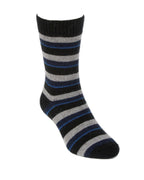 Accent Stripe Possum Merino Sock