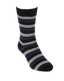 Possum Merino Accent Stripe Sock - Lothlorian Knitwear