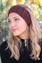 Reversible Stripe Possum Merino Headband