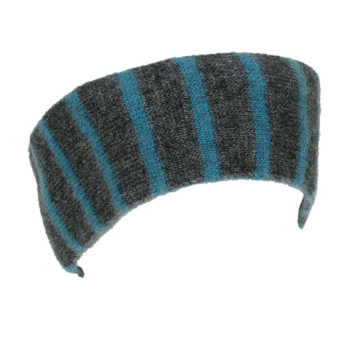 Reversible Stripe Possum Merino Headband