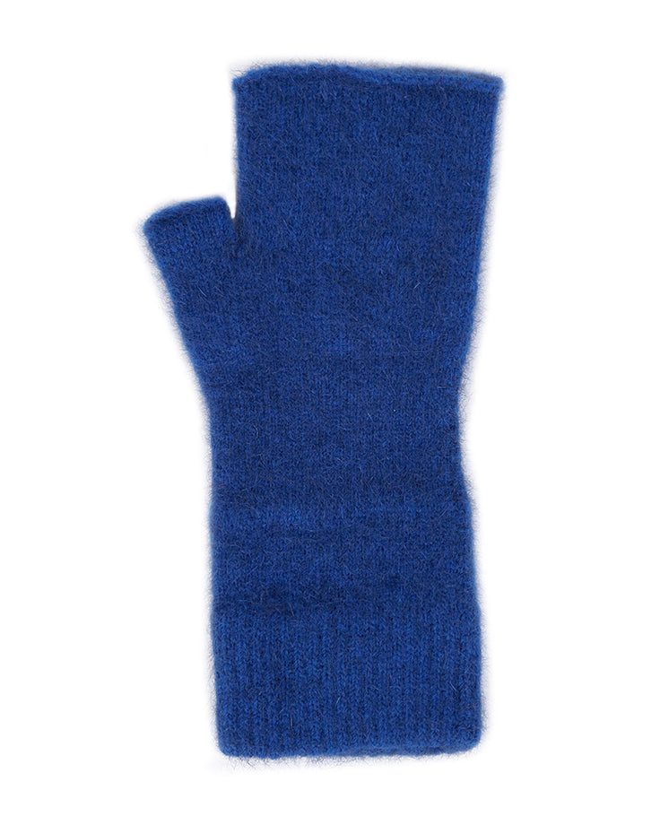Plain Possum Merino Fingerless Mittens