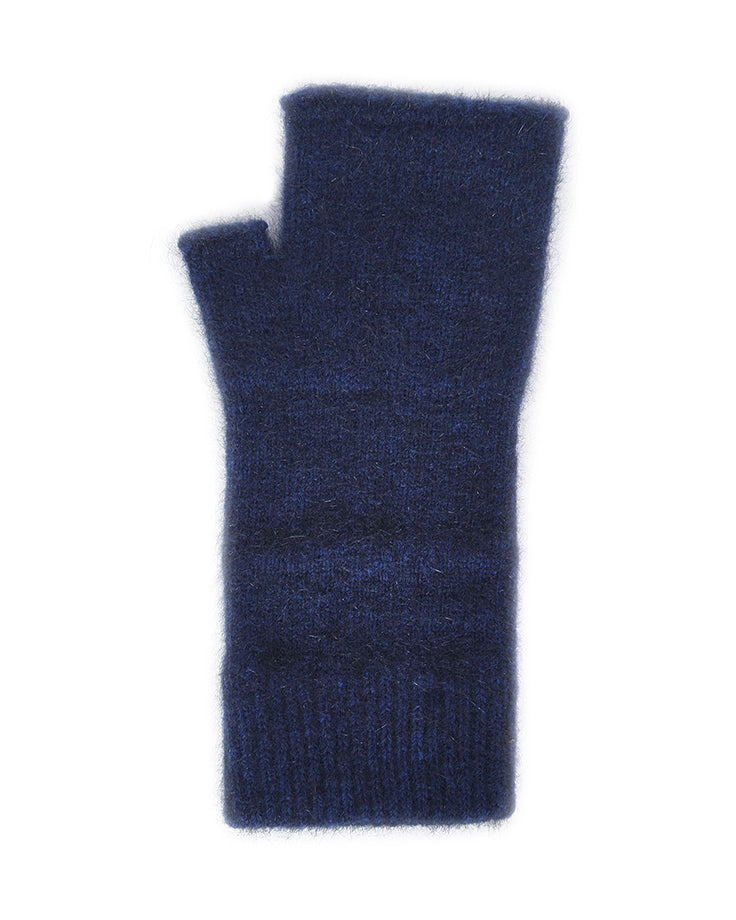 Plain Possum Merino Fingerless Mittens