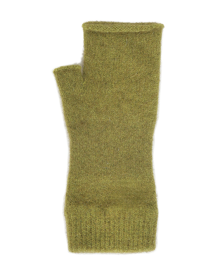 Plain Possum Merino Fingerless Mittens