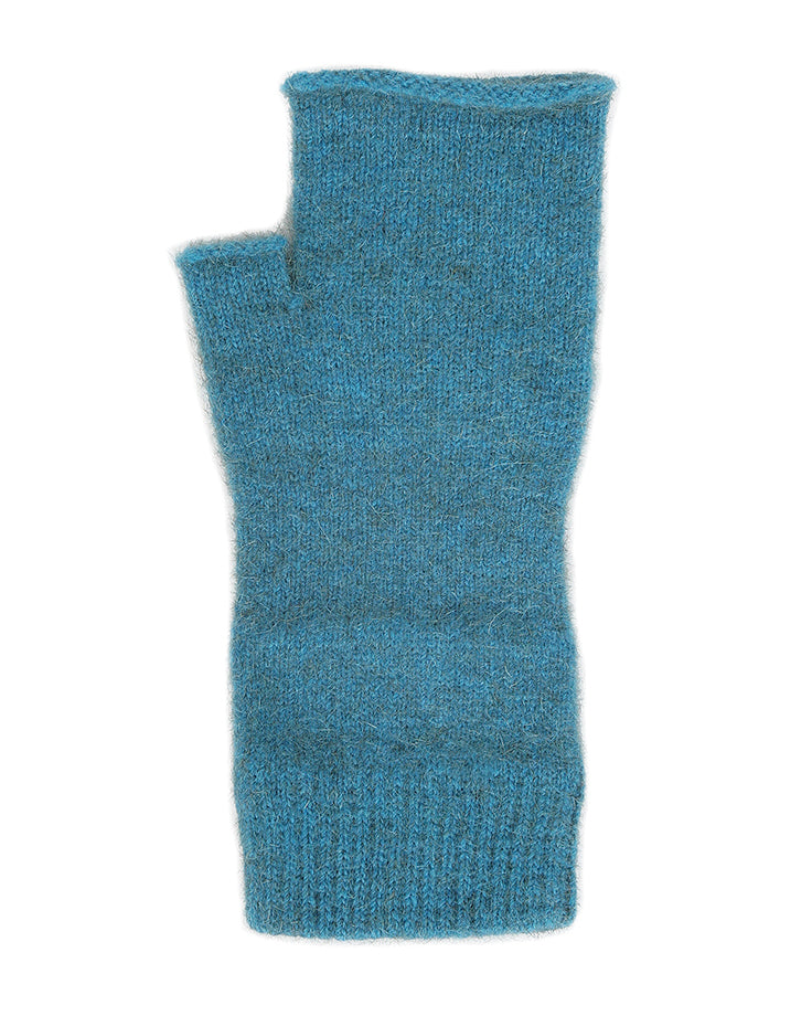 Plain Possum Merino Fingerless Mittens