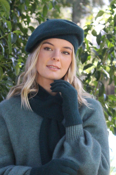 Plain Possum Merino Beret