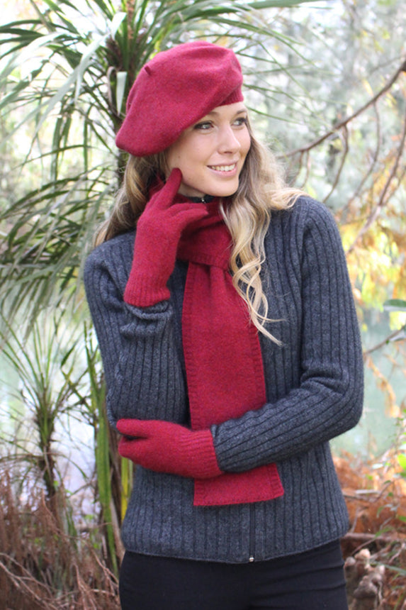 Double Thickness Possum Merino Loop Scarf