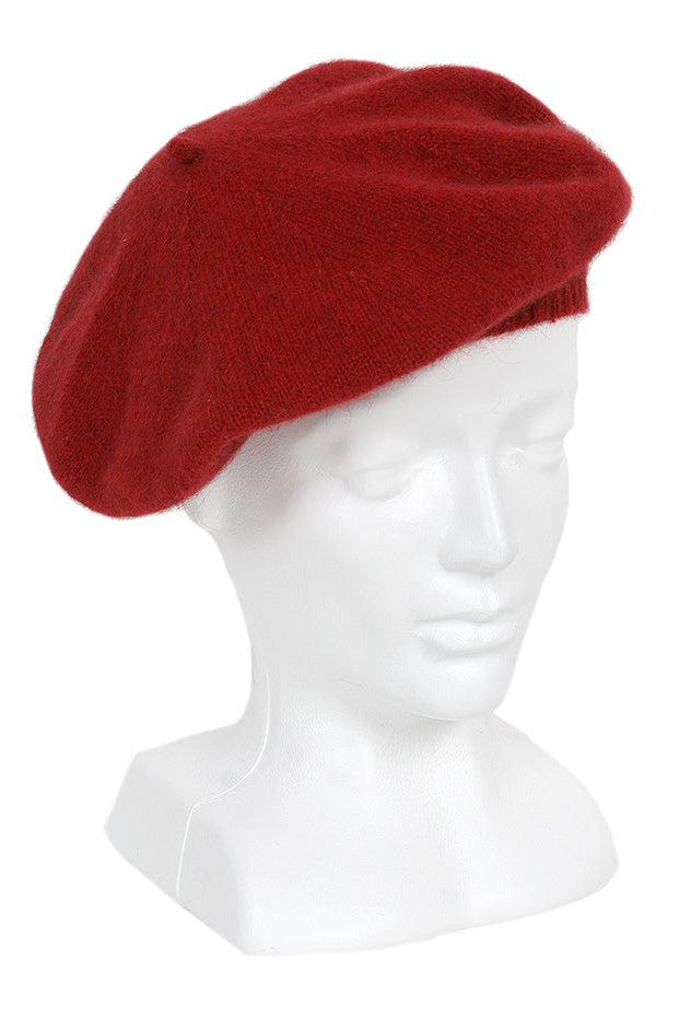 Plain Possum Merino Beret