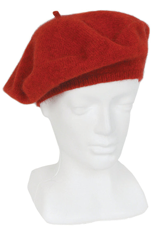 Plain Possum Merino Beret