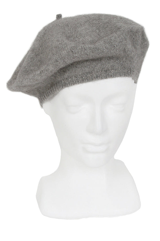 Plain Possum Merino Beret