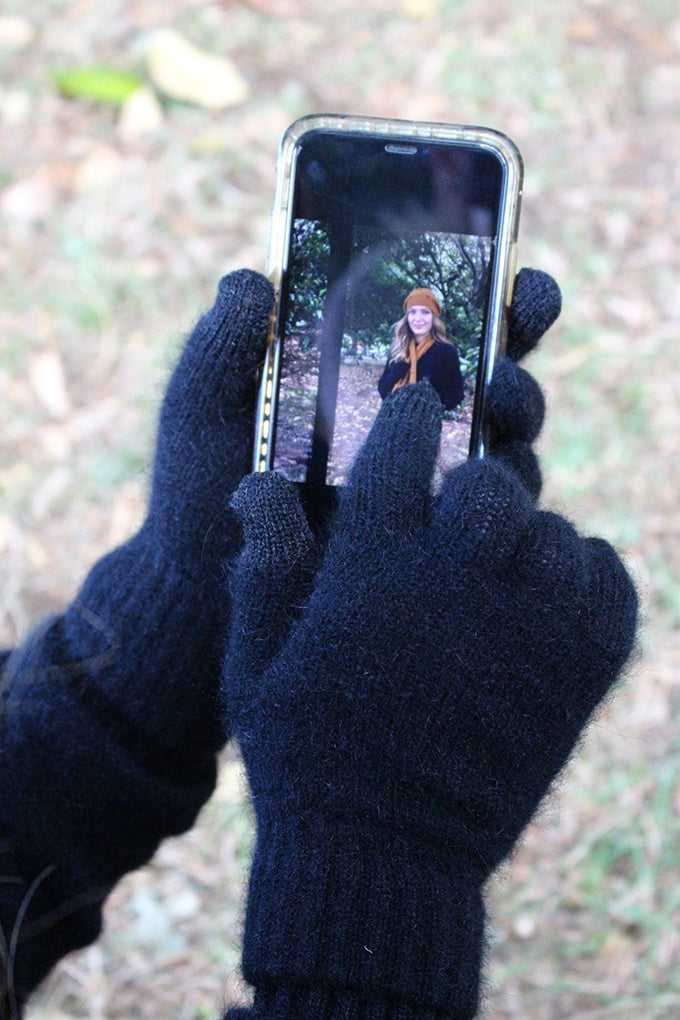 Touch Screen Possum Merino Gloves Main image