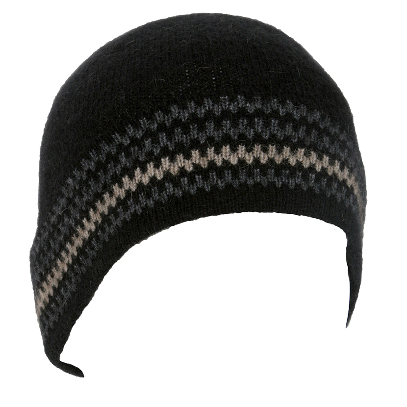 Urban Striped Possum Merino Beanie