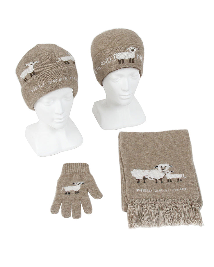 Sheep Design Possum Merino Skull Beanie