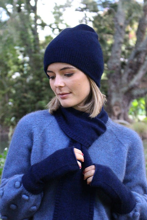 Double Thickness Possum Merino Skull Beanie Main image
