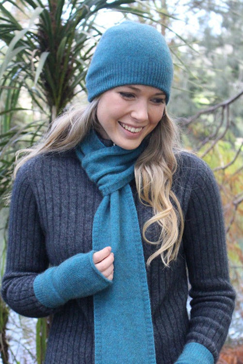 Double Thickness Possum Merino Skull Beanie