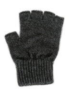 Ribbed Cuff Fingerless Possum Merino Gloves