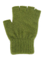 Ribbed Cuff Fingerless Possum Merino Gloves