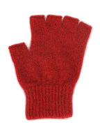 Ribbed Cuff Fingerless Possum Merino Gloves