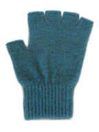 Ribbed Cuff Fingerless Possum Merino Gloves