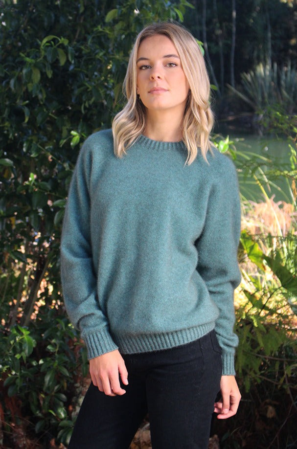 Plain Possum Merino Crew Neck Jumper Main image