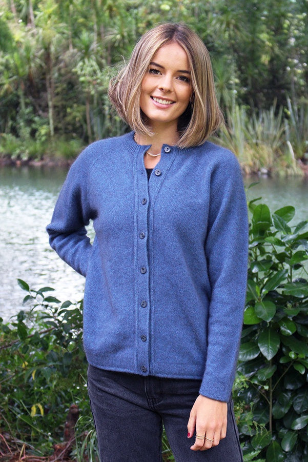 Plain Button Possum Merino Cardigan Secondary image