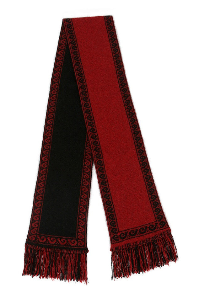 Koru Motif Possum Merino Scarf