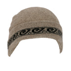 Koru Motif Possum Merino Beanie