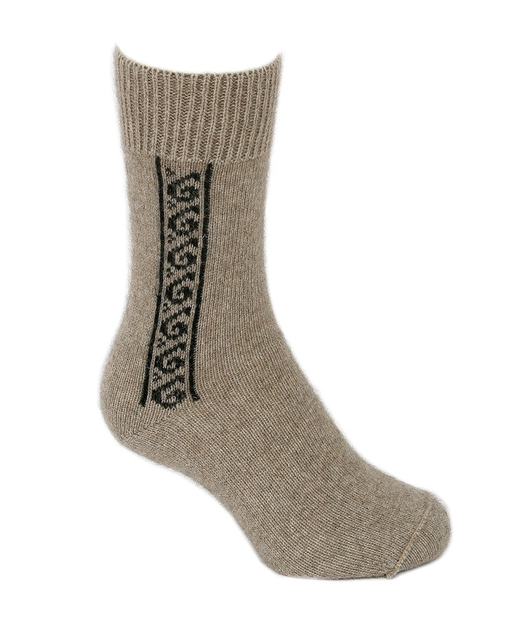 Koru Motif Possum Merino Socks Main image