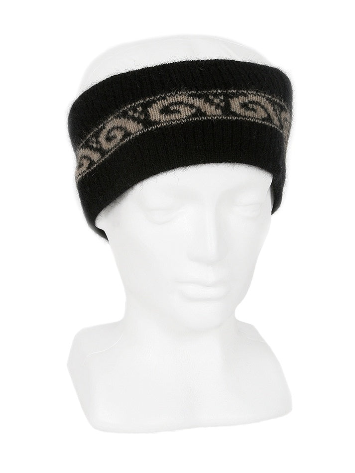 Koru Motif Possum Merino Headband