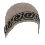 Koru Motif Skull Possum Merino Beanie