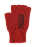 Fingerless Koru Motif Possum Merino Glove