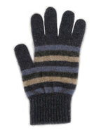 Multi Striped Possum Merino Glove
