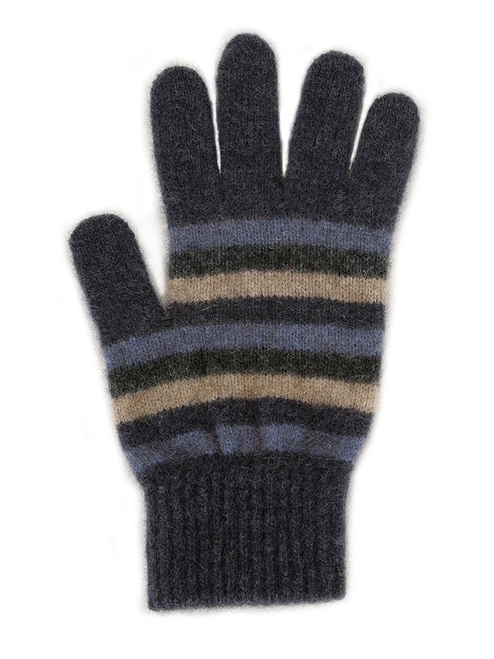 Multi Striped Possum Merino Glove