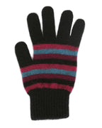 Multi Striped Possum Merino Glove