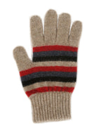 Multi Striped Possum Merino Glove