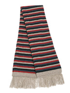 Multi Striped Possum Merino Scarf