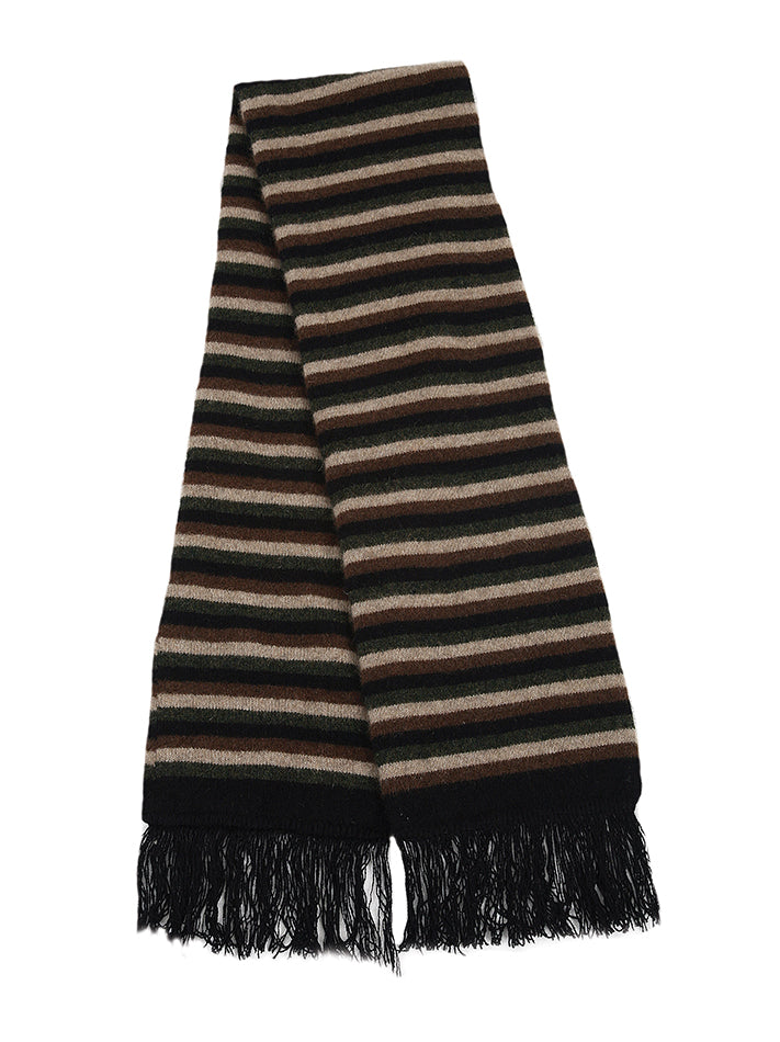 Multi Striped Possum Merino Scarf