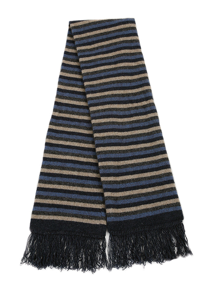 Multi Striped Possum Merino Scarf