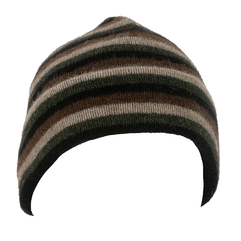 Striped Possum Merino Beanie