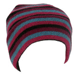 Possum Merino Striped Beanie - Lothlorian Knitwear