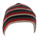 Possum Merino Striped Beanie - Lothlorian Knitwear